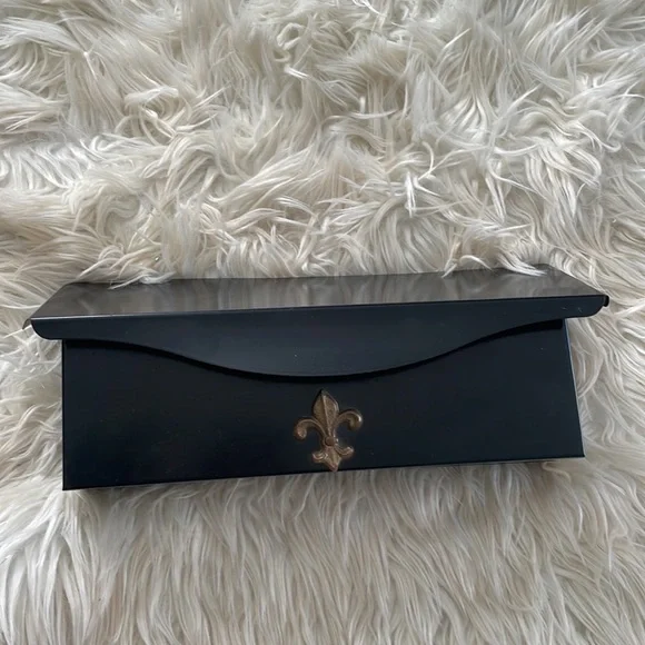 Black small medium metal hanging classroom Suggestion box mail box storage box - Picture 5 of 17